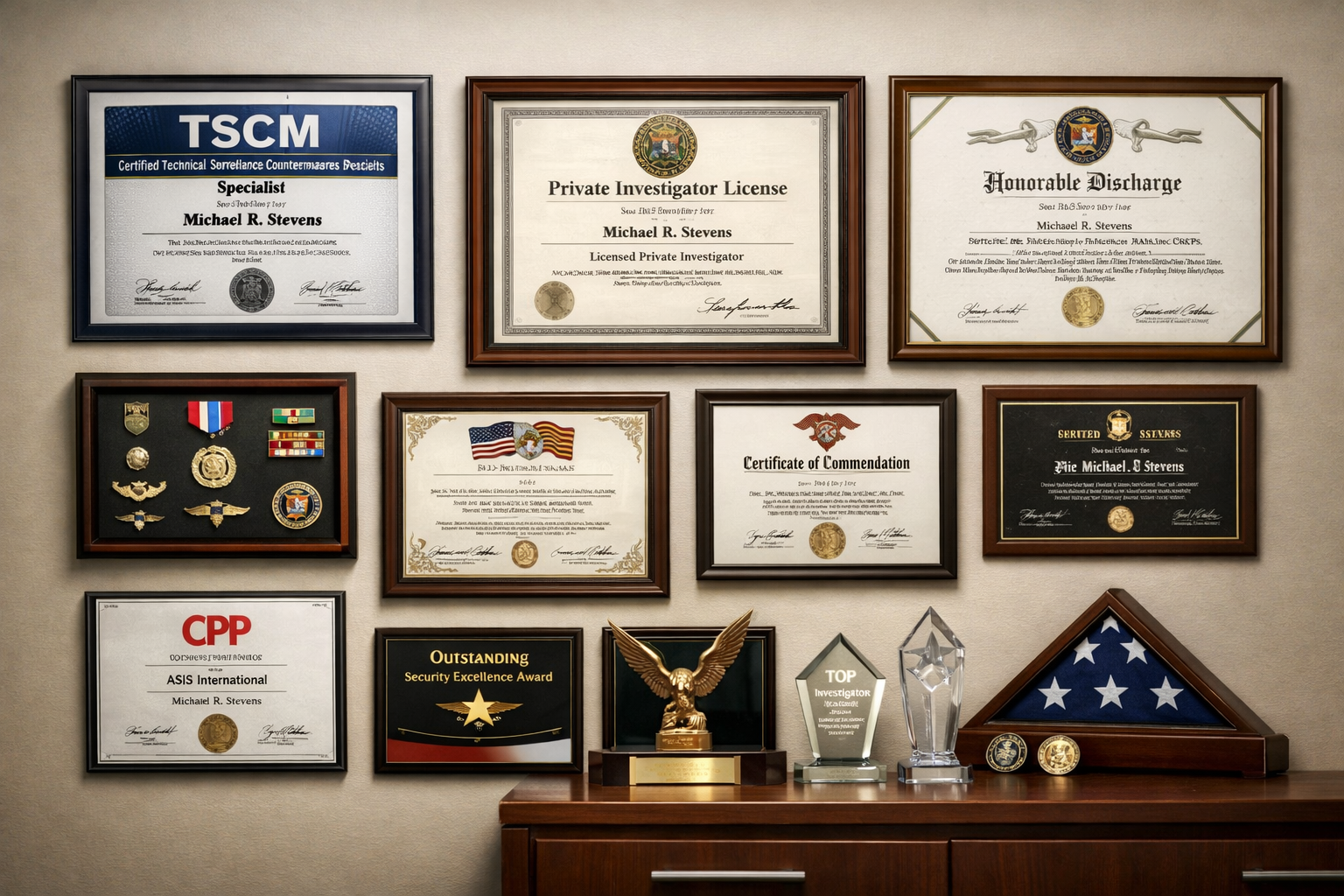 Professional security credentials — ICUnit Ontario